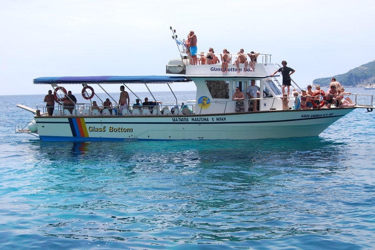 Canal de Corinto: travesía en barco con fondo de cristal St. Andreas