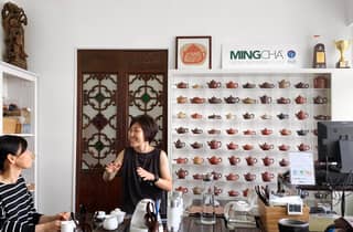 Hongkong: MingCha-Teeverkostung und -Kombinationsworkshop