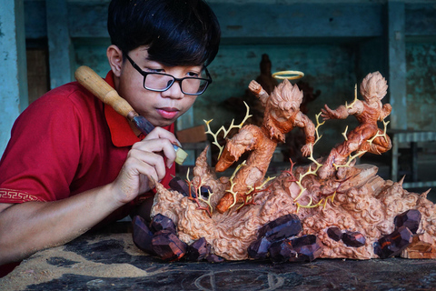 Hoi An: Corso di scultura del legno di 3 ore con un artista locale