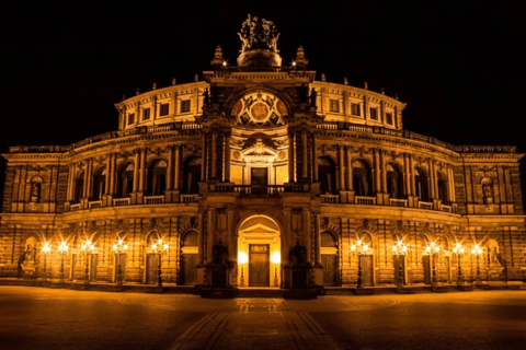 Excursão a pé de 3 horas ao Striezelmarket, as maravilhas de inverno de Dresden