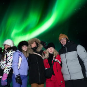 Rovaniemi : excursion à la recherche des aurores boréales avec photos gratuites 100 % garanties