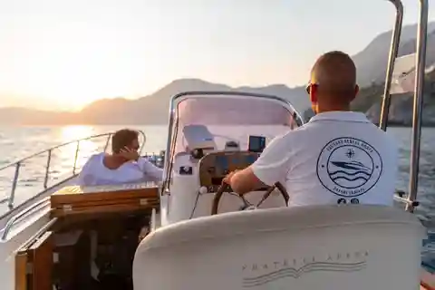 Sunset tour on private boat from Positano Praiano or Amalfi