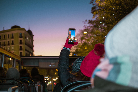 Madrid: Offene Doppeldecker-Weihnachtsbus-Tour mit GuideMadrid: Offene Doppeldecker-Weihnachtsbustour mit Guide