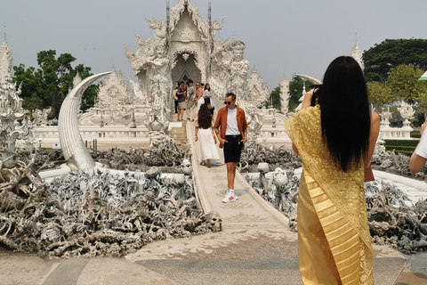 Chiang Rai: 3 tempels en Gouden Driehoek dagtour