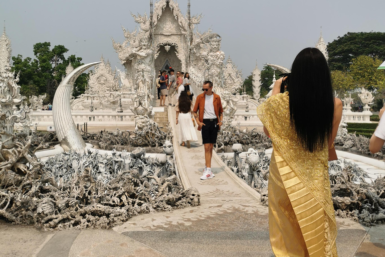 Chiang Rai: 3 tempels en Gouden Driehoek dagtour