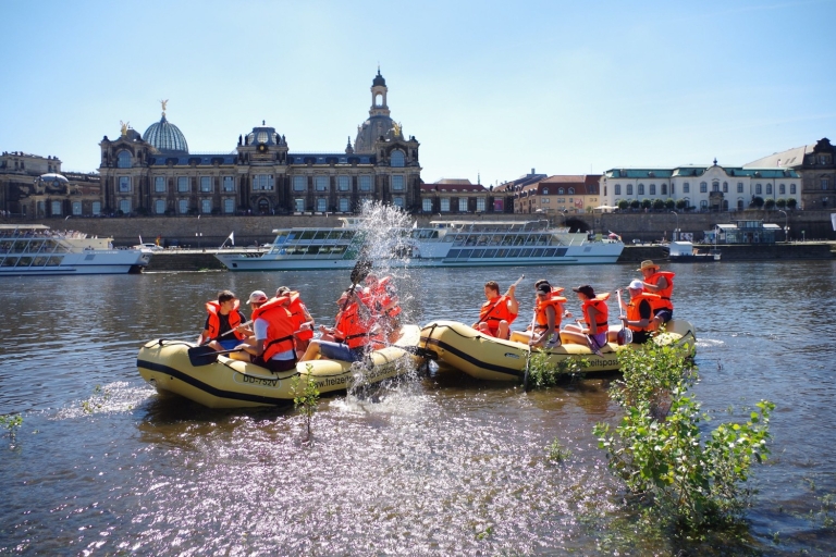 Dresde : visite en bateau gonflable de la vieille ville
