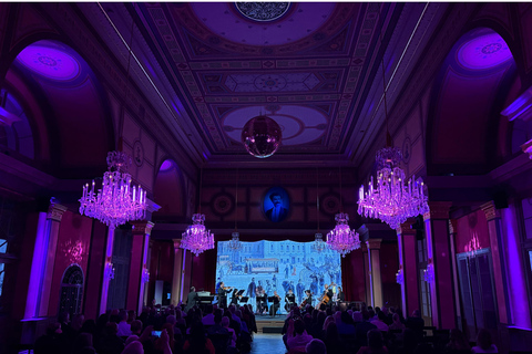 Vienna: concerto di Strauss dal vivo con cantante, orchestra e spettacolo di luciCategoria VIP: 1 - Seconda fila (incluso libretto del programma del concerto)