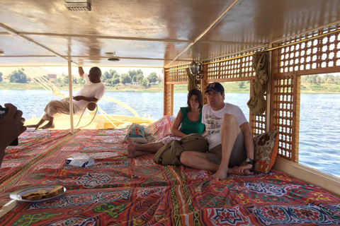 Aswan: Traditional Felucca Sunset Sail with Tea & Cakes