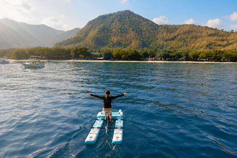 From Nipah Beach: Clear Canoe, SUP & Water Bike +Drone Shot Paddleboard with Drone Photos & Videos