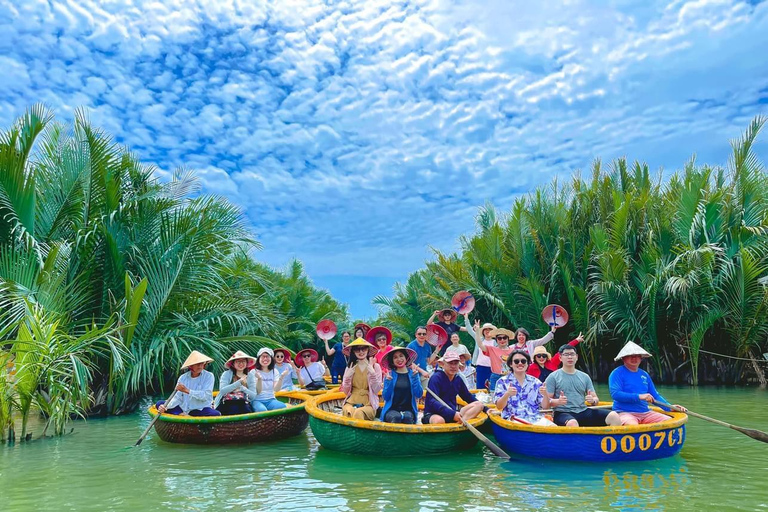 Hoi An : Cam Thanh Basket Boat Riding W Two-way Transfers