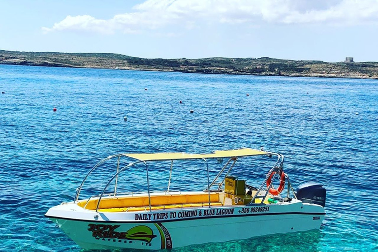 Gozo: Cominos Blaue Lagune Hin- und Rückfahrt mit dem Schnellboot