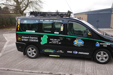 Belfast: Tour guidato del famoso taxi nero con Irish Coffee