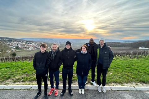 Reims/Epernay : Visita della grotta di Reims, scoperta di Epernay