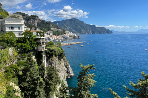 From Positano: Amalfi Coast Tour with Boat Excursion