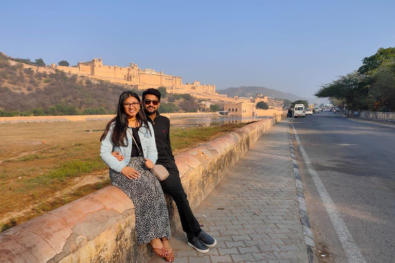 Visite citadine d&#039;une journée à Jaipur : fort d&#039;Amber, palais de la ville et guideJaipur : visite d&#039;une journée personnalisable avec voiture, chauffeur et guide