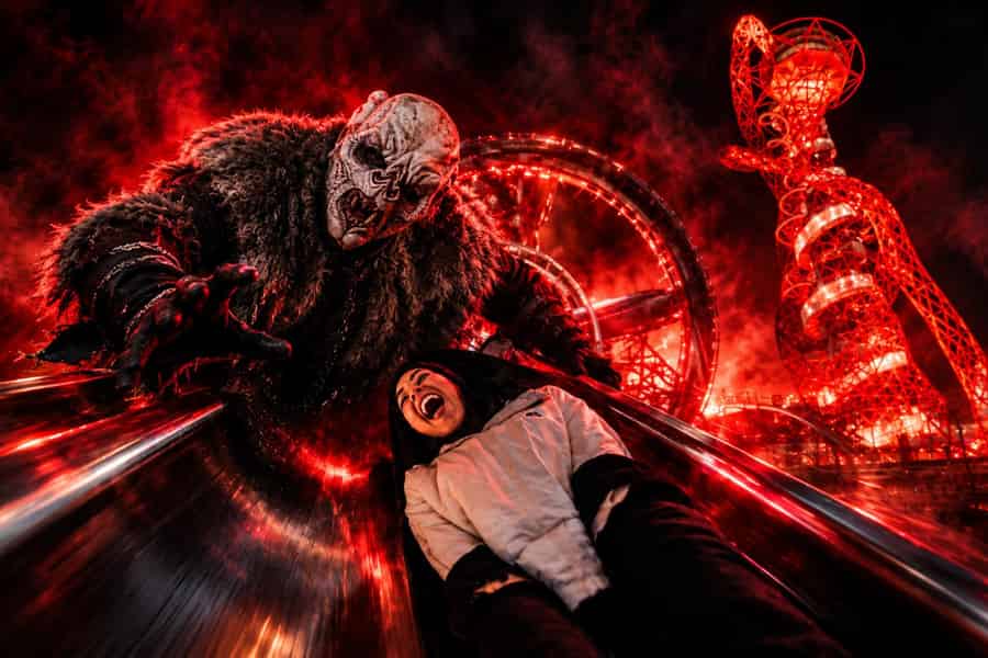 Eintritt zum London Scare-Fest: Projekt E20 am ArcelorMittal Orbit. Foto: GetYourGuide Eintritt zum London Scare-Fest: Projekt E20 am ArcelorMittal Orbit. Foto: GetYourGuide