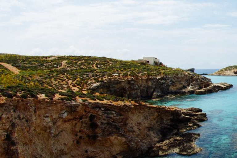 Bugibba: Sunset Cruise to Blue Lagoon, Caves, Crystal Lagoon