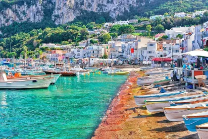 Ganztägige private Bootstour von Capri mit Abfahrt in Praiano