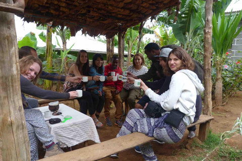 Kilimandscharo: Materuni-Wasserfälle & Kaffeetour mit LunchWasserfälle und Kaffeetour mit Abholung in Arusha