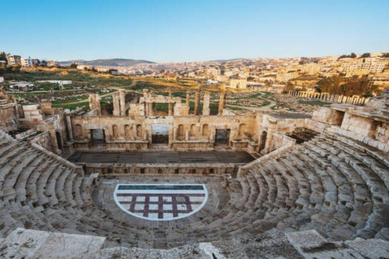 Private Tour from Amman to Jerash, Ajloun Castle & Umm Qais Trip includes Transfer,lunch,Guide in Jerash & Entrance fees