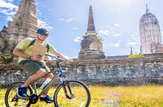 Ayutthaya: Ländliche Fahrradtour mit Tempeln und thailändischem Mittagessen