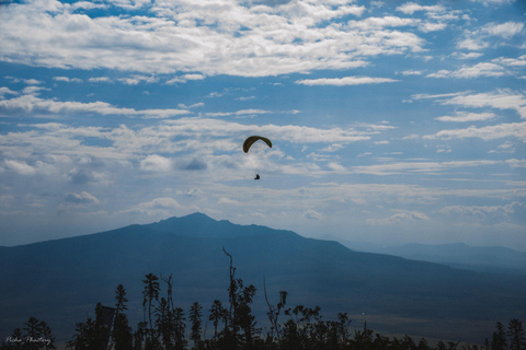 Sky Camp Kijabe, Rift Valley. skärmflygning