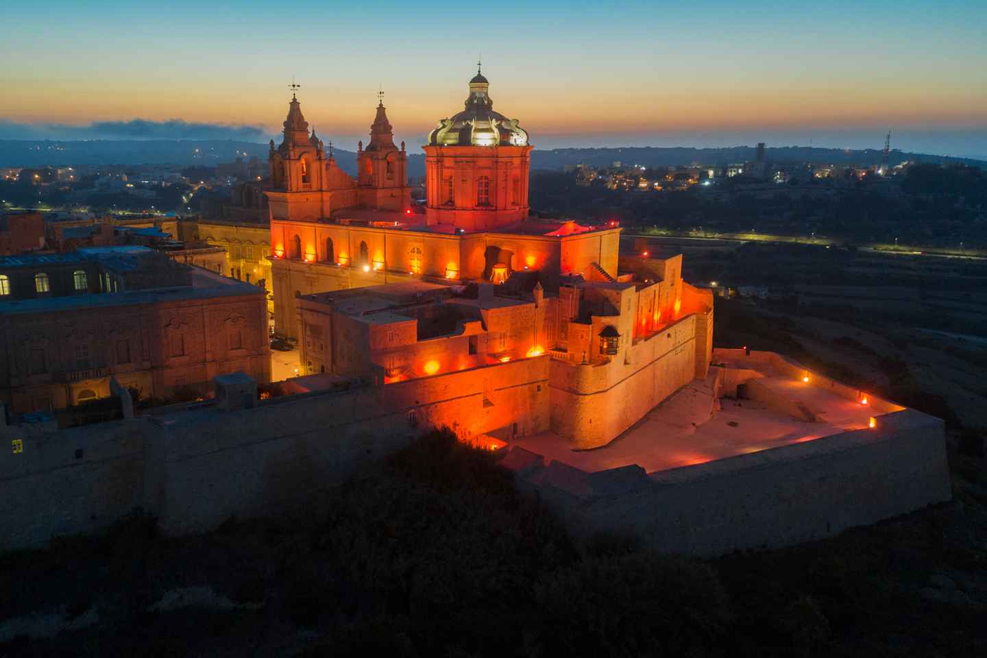 Malta: Night Tour To Valletta, Mosta, Mdina