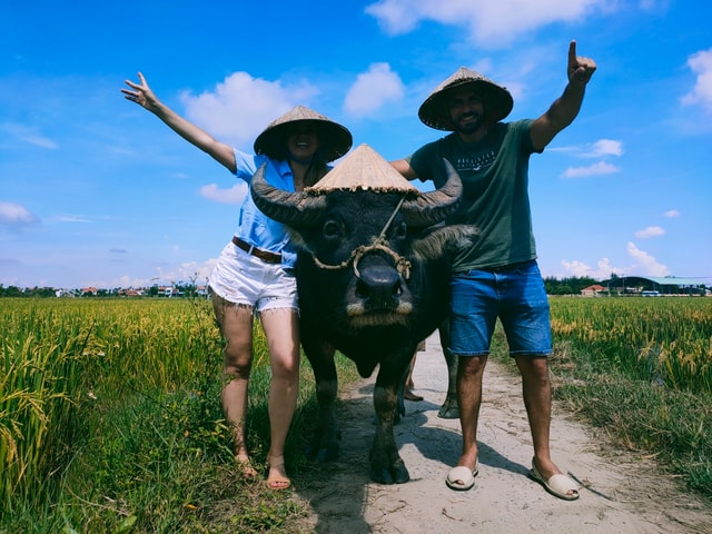 Cycling, Water Buffalo Riding, Traditional Farming Life