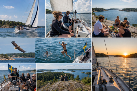 Stockholm Archipelago Sailing Tour | Island Visit and Lunch Half-Day Sailing Adventure