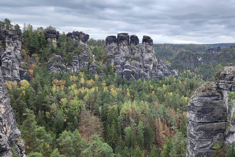 Dagsutflykt från Prag till Böhmiska och Saxiska Schweiz