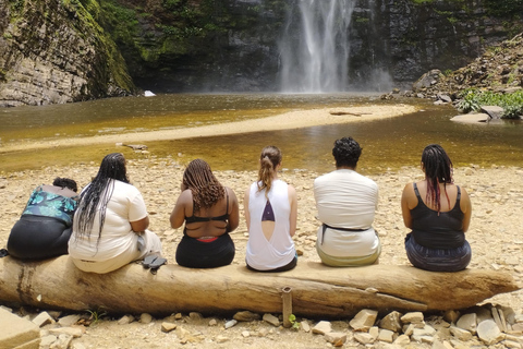 Regione di Volta; Santuario delle scimmie di Tafi Atome e cascata di Wli ...