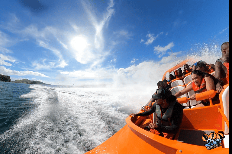 الرياضات المائية في سانت كيتس: جولة بالقارب النفاث