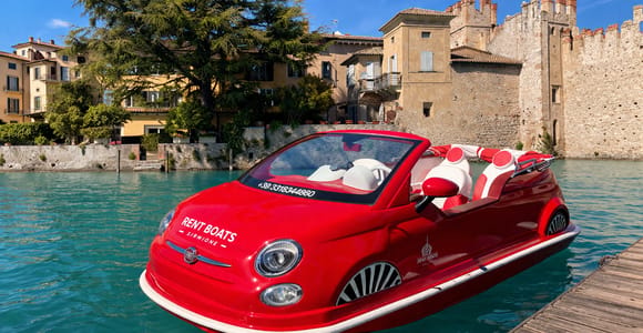 Sirmione: Fiat 500 Boat 40CV Rental, No Boating License Required