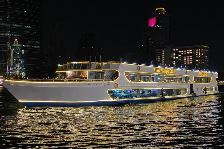 Bangkok: Chao Phraya Buffet Dinner Viva Alangka Cruise 5:00 PM Sunset Cruise