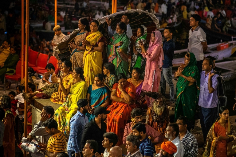 Varanasi erfgoed wandeltour halve dag met Ganga Aarti