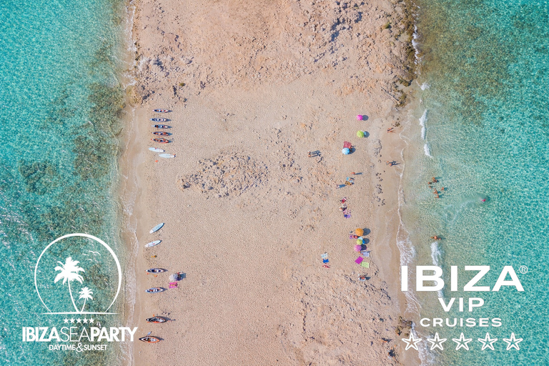 Ibiza: Formentera VIP Boat Paella, BBQ, OpenBar, DJ & Sunset BASIC TICKET with 5h Open Bar & Breakfast