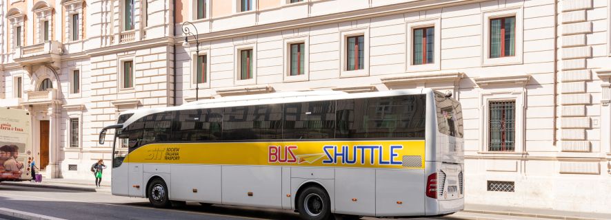 Rooma: Bussikuljetus Fiumicinon lentokentälle tai takaisin