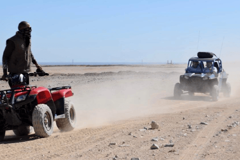 HRG: Desert Buggy Safari W Bedouin camp Visit & Optional BBQ BBQ & Sunset: Double Buggy for 2 people with BBQ Dinner