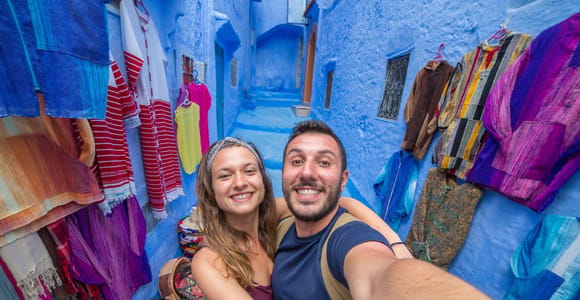 Ab Tanger: Tagestour nach Chefchaouen, der Blauen Stadt, mit Führung