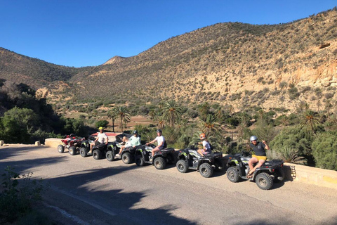 Agadir/Taghazout : Quad en Taghazout Playa y MontañaQuad en Taghazout Playa y Montañas