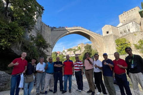 Sarajevo: tour a Mostar, Blagaj, Počitelj y cataratas KraviceTour en grupo compartido con final en Mostar