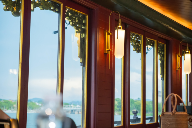 Hue Dining Tour by Dragon Boat Sunset Dining Cruise (Shared)