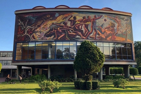 Schwimmende Gärten von Xochimilco, Coyoacan und UNAM-Wandmalereien