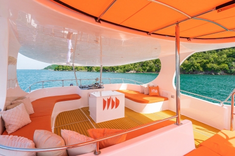 Pattaya: Excursión privada por las islas en catamaránRonda matinal (de 8.00 a 19.00)