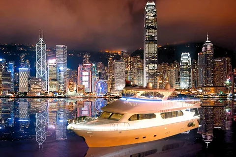 Hong Kong: crucero por el puerto Victoria con visita guiada en directo y fotos