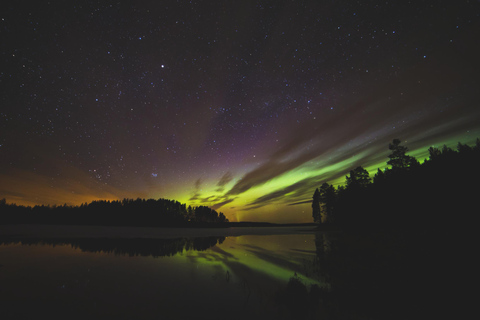 Stockholm: Ice Skating with fire & chance of Northern Lights