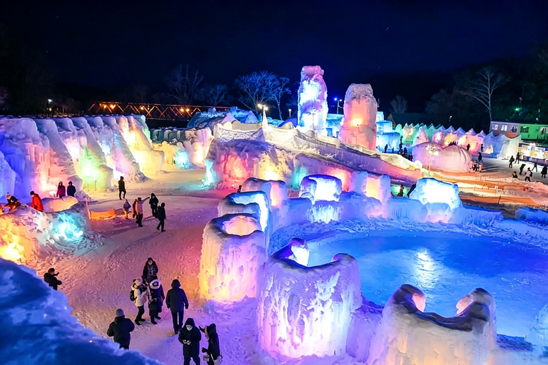 Sapporo: Lake Shikotsu Ice Festival, Noboribetsu & Lake Toya Private Sightseeing Tours