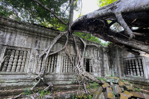 Beng Mealea Banteay Srei and Phnom Kulen Waterfall Day Tour Small-Group Tour