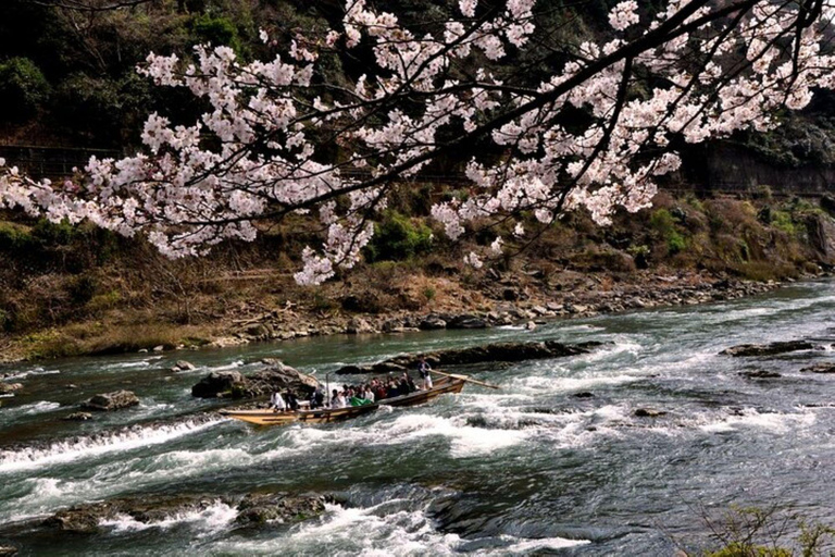 Kyoto Hozugawa River Boat Sagano Romantic Train Tour From Kyoto