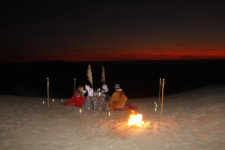 Huacachina : Dîner, Barbecue et Pique-nique avec Dune Buggy et Sandboard